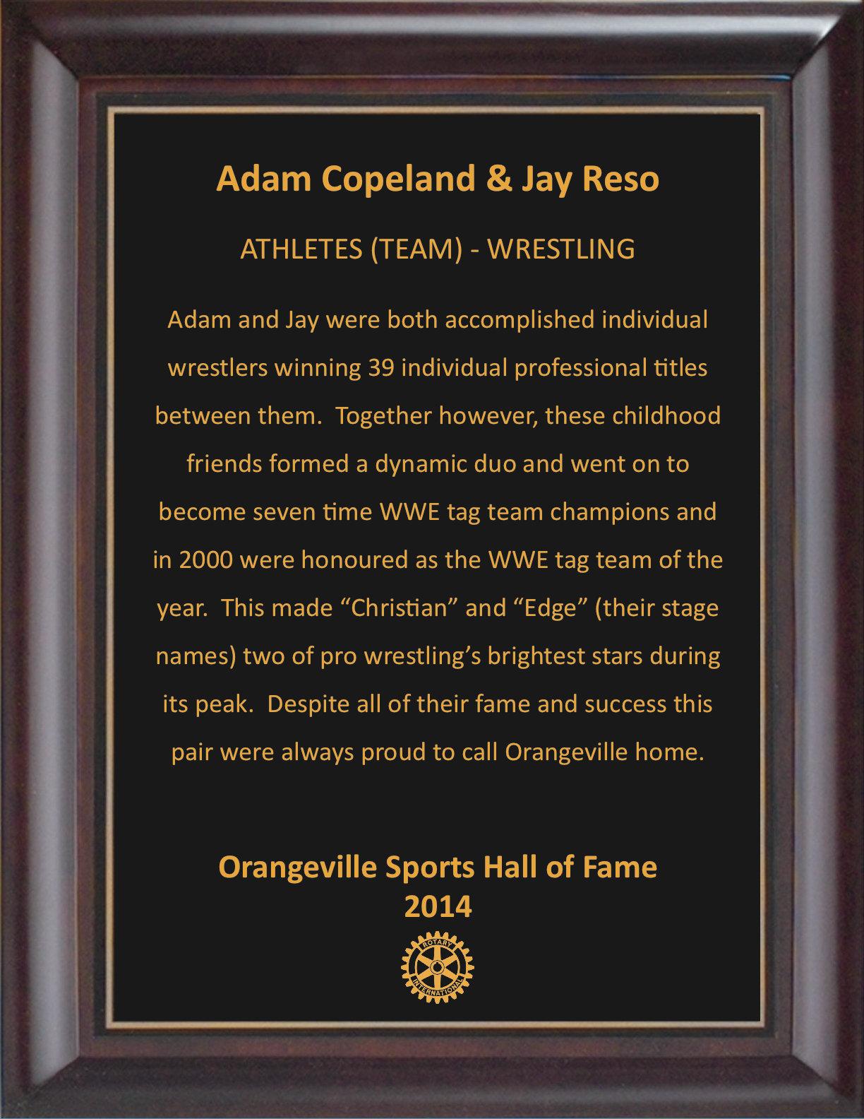 Adam Copeland & Jay Reso 2014
