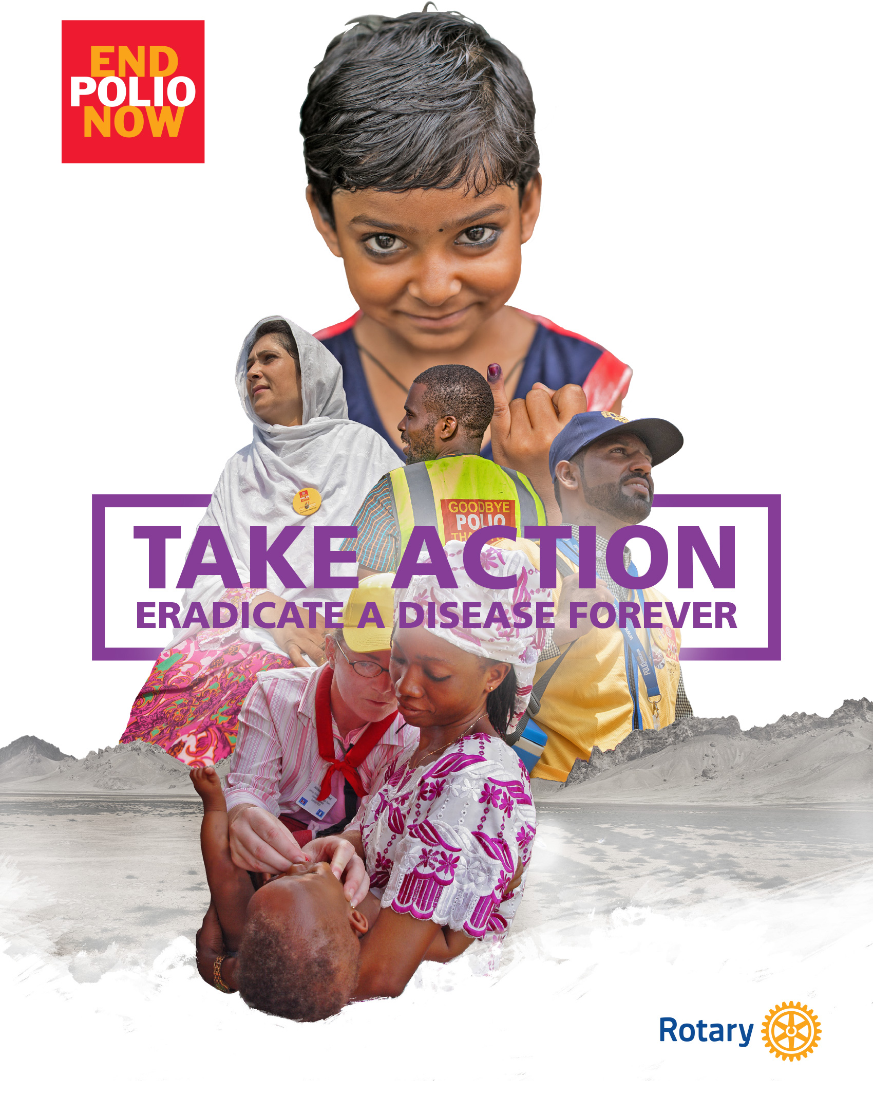 Polio-Take Action poster