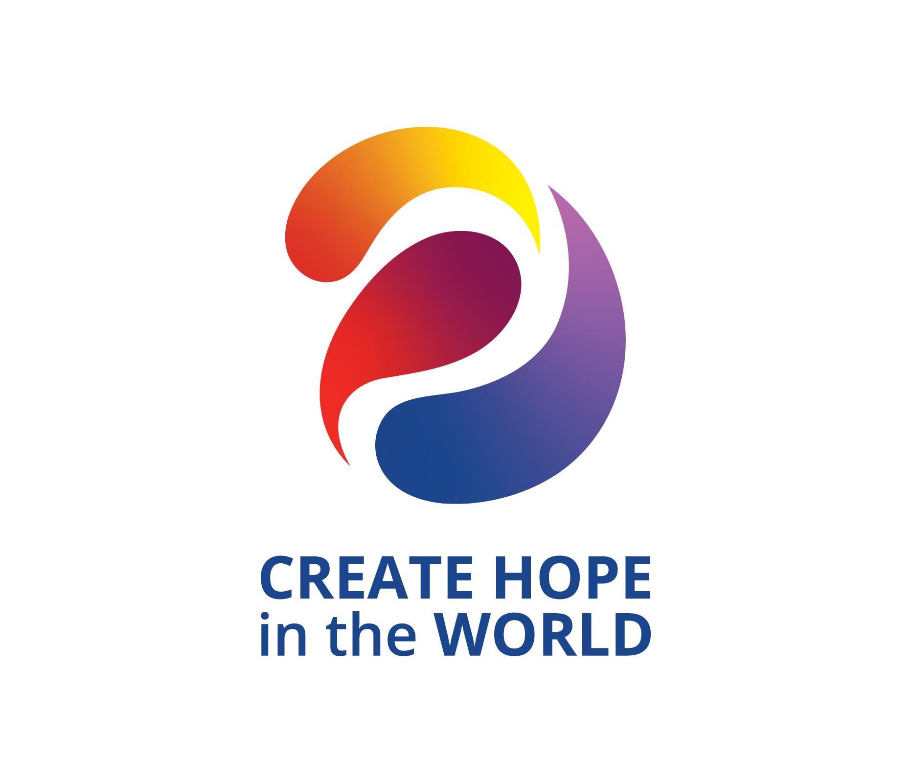 Logo of hand holding globe, with words Serve To Change Lives